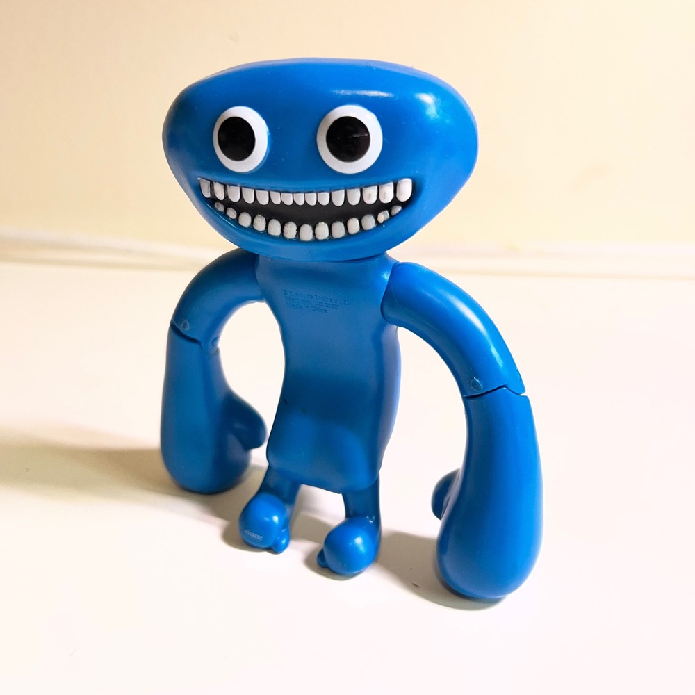 PhatMojo 5" Huggy Wuggy Action Figure Blue Poppy Playtime Horror Game Toy 2023